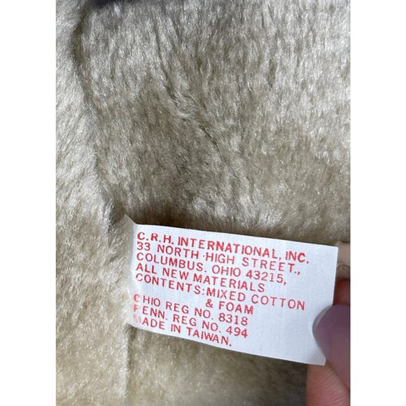 Vtg RH International Set of 2 Plush Boy Girl Teddy Bear Christmas Stockings 15" - Picture 8 of 8